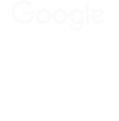 Google logo on a white background.